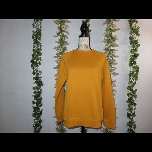 H&M: Mustard Yellow Crew Neck Sweatshirt